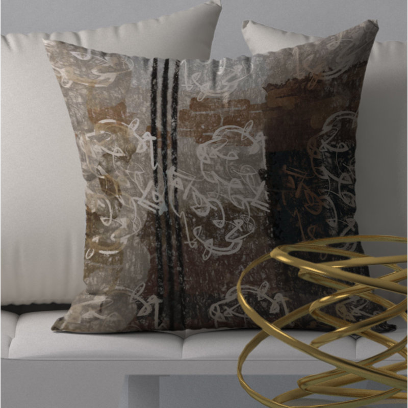 Housse de coussin carrée/insert, 20 po x 20 po