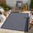 Blue Indoor/Outdoor Area Rug (7 Ft. 10 In. X 10 Ft. 3 In.)-1912371310