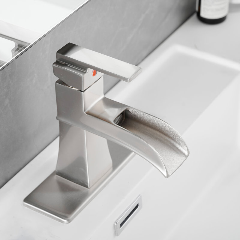 Single-Hole Bathroom Faucet, Brushed Nickel