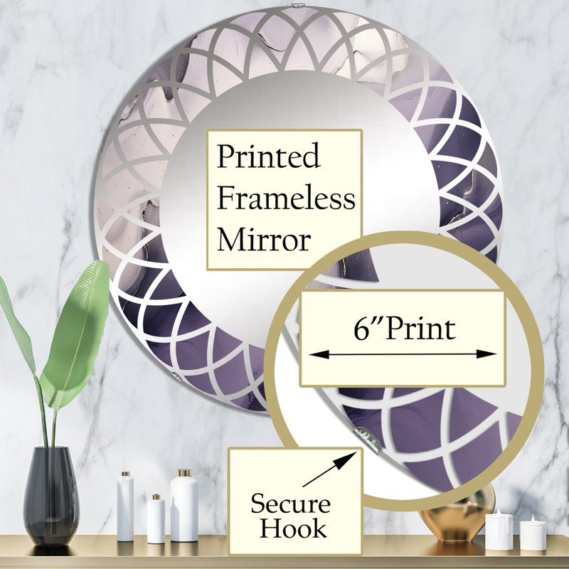 Miroir mural Rakowski, 32 po x 32 po