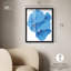«Azure Loop III Shadowbox Print», décor bleu moderne par Art Remedy, cadre noir, 20 x 24-1110330873-1110330872