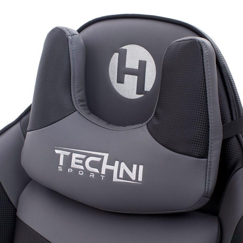 Fauteuil de jeu vidéo ergonomique à dossier haut Techni Sport