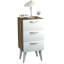 Carrion 40cm W Manufactured Wood Bedside Table