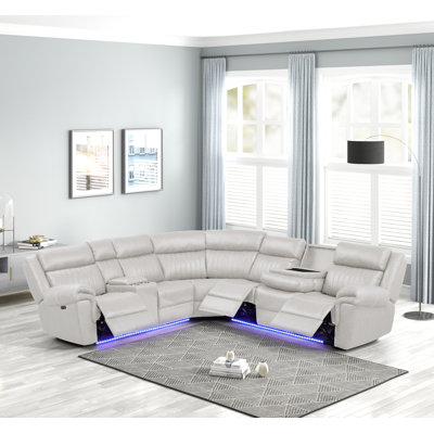 Canapé modulaire rembourré 3 pièces Briehn