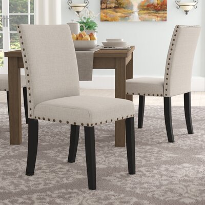 Alcott Hill® Ashby Linen Upholstered Side Chair & Reviews | Wayfair