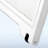 White Double-Sided Sidewalk A-Frame Sign w/ Protective Lens 24"x36"