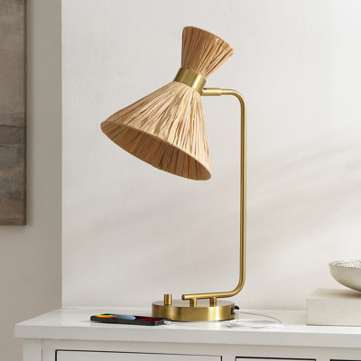 Lampe de bureau en fer Cristo USB