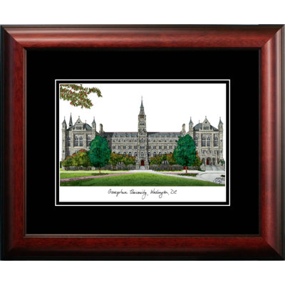 NCAA Georgetown Hoyas Academic Lithograph Picture Frame