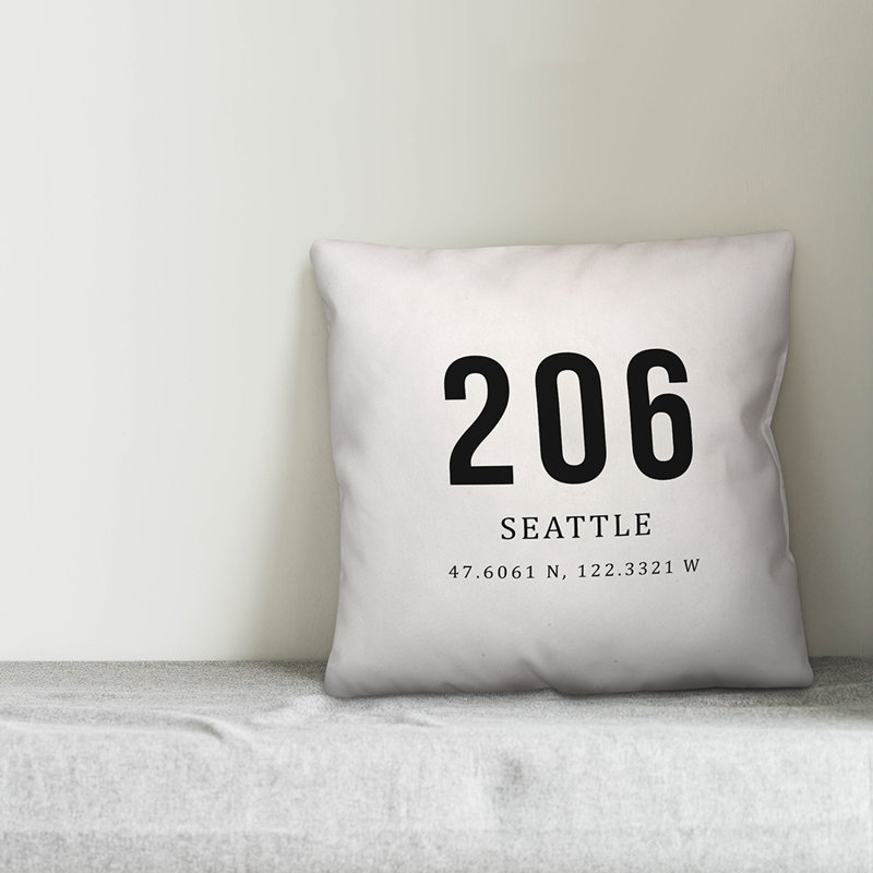 Outdoor Reversible Throw Pillow