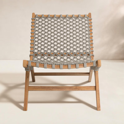 Alacam Teak Outdoor Lounge Chair