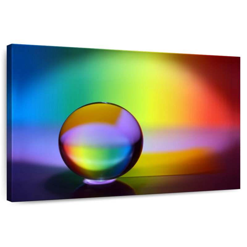 Rainbow Sphere, 34" H x 51" W