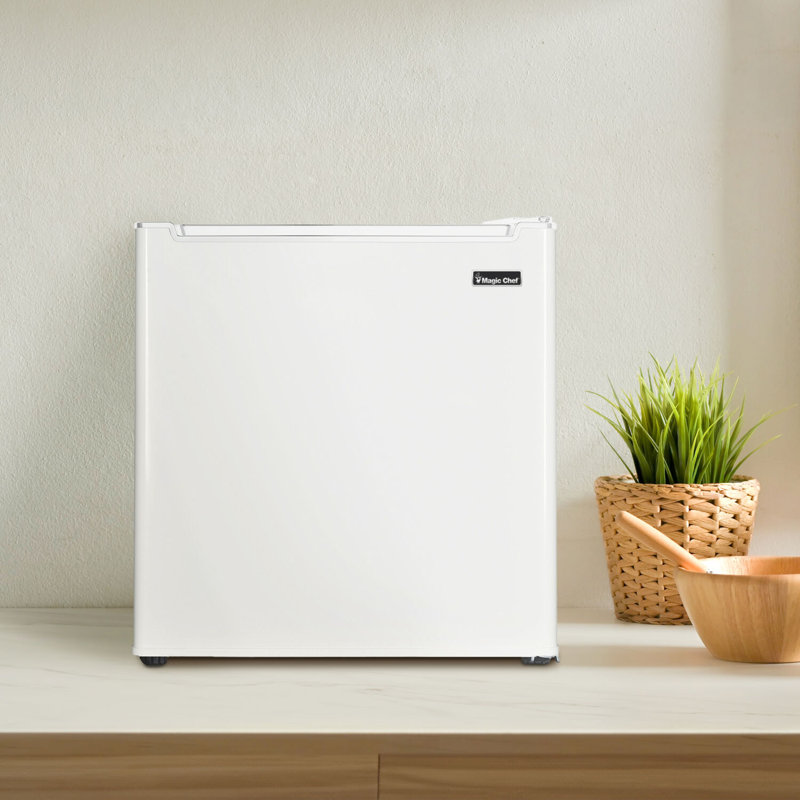 Magic Chef 1.7 Cubic Feet Refrigerator, White