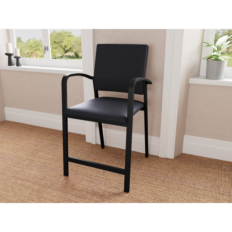 Chaise en métal Newport, Noir Patriot Plus, Noir