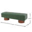 Banc de salle à manger rembourré Scarlett-130369915