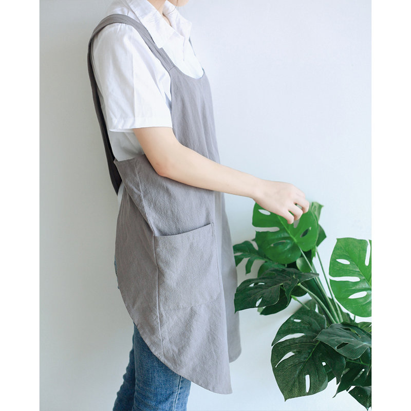 Solid Colour Apron Sets, Grey