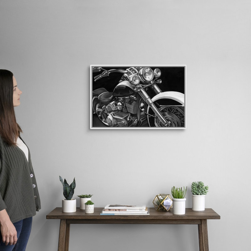 « Classic Sins I » par Ethan Harper, reproduction d’art, H 26 po x l 38 po x 1,75 po, Cadre blanc