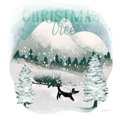 «Winter Wonderland V» par Becky Thorns - impression sur toile tendue
