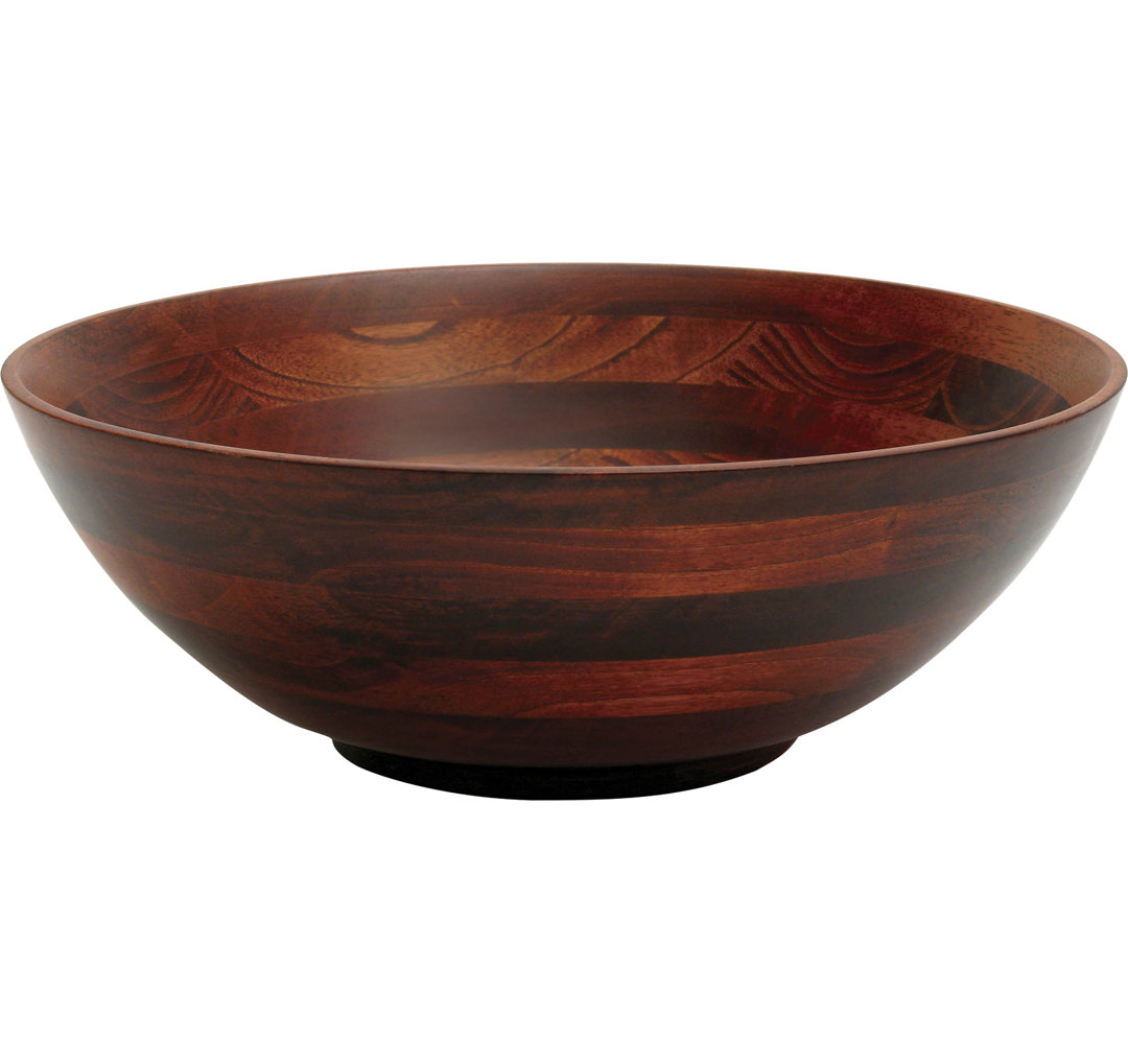Millwood Pines Haleah Wood Salad Bowl Millwood Pines