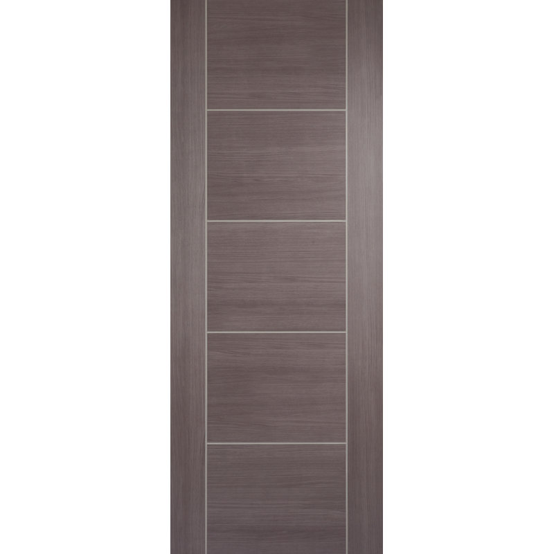 Vancouver Laminate Medium Grey Internal Fire Door, 198.1cm H x 68.6cm W x 4.4cm D