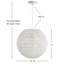 Luminaire suspendu sphère 1 lumière Henry Street-162093909