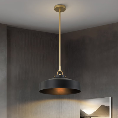 Luminaires suspendus en dôme à 1 lumière de style industriel 15,55 "