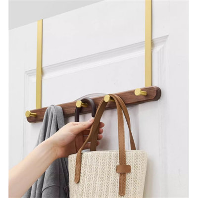 Ecowood Over-The-Door Hook Rack