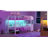 Twin Over Twin Bunk Bed With Led Lights And Charging Station, Twin Size Bunk Beds With 6 Storage Drawers, Side Shelves And Boxes, Black Metal Bunk Bed With Safety Guardrail And Ladder-1409788607