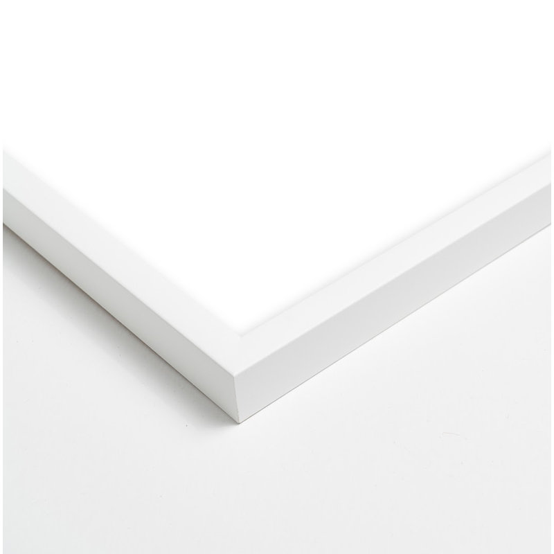«Blue Note» par Santa Cole - art mural encadré, Papier avec cadre blanc, H 50 po x l 40 po x P 1,25 po