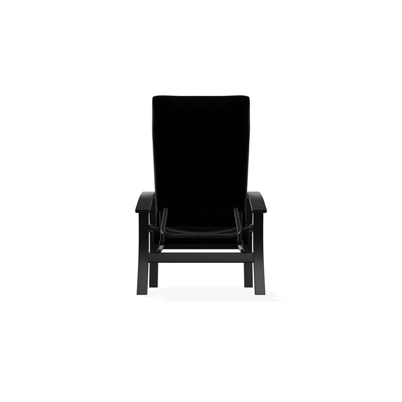 Belle Isle Outdoor Lounge Chair, Black, Black 5D Sunbrella®