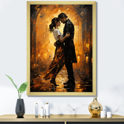 «Dance Tango Couple Harmony» sur toile
