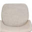 Padded double dining table and chair set