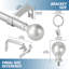 Tringle à rideaux simple ajustable Plante Ball-1749283311-1749283299