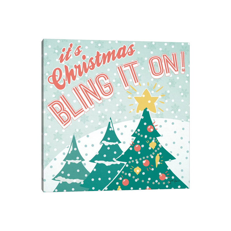 Vintage Christmas IX by Janelle Penner - Wrapped Canvas Print, 30.48 cm H x 30.48 cm W