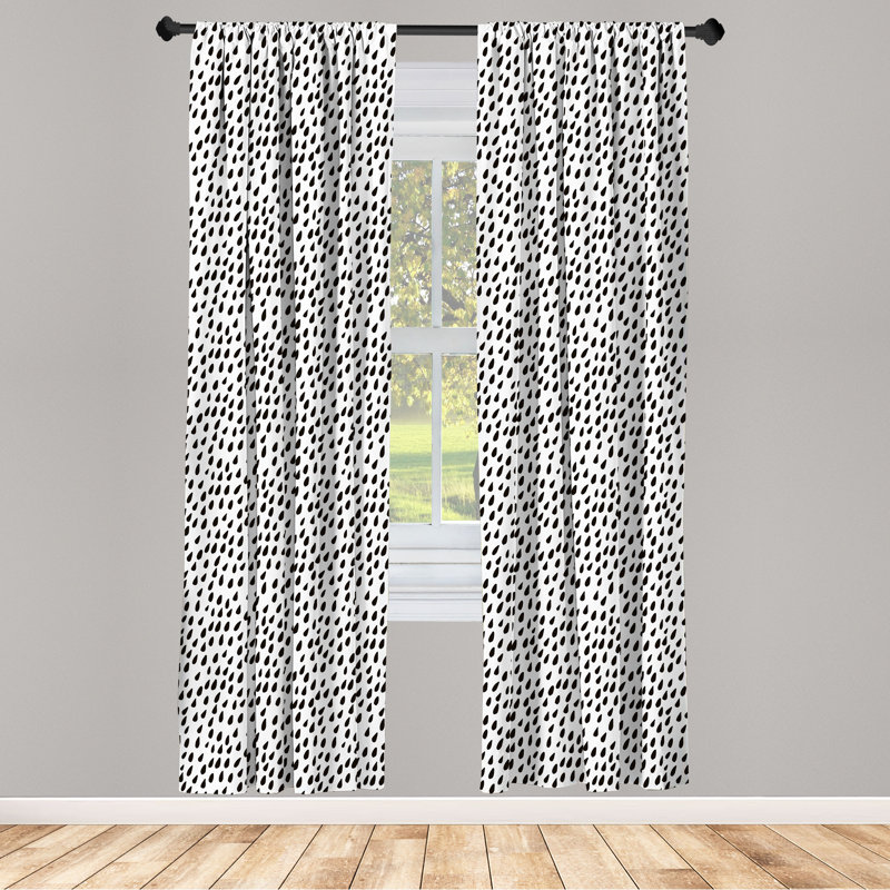Panneau coulissant semi-diaphane avec passe-tringle Rain, 28 po x 63 po