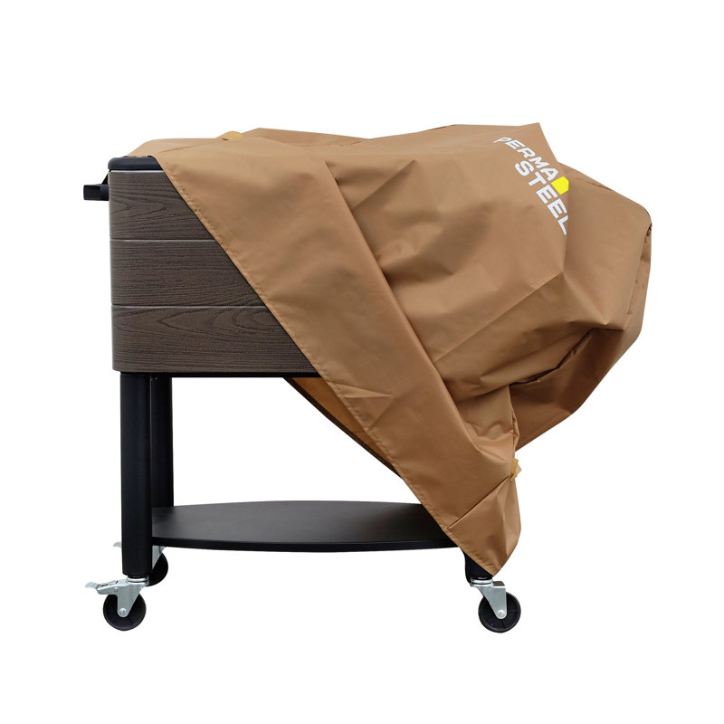 Tan Heavy-Duty Weatherproof 60-Qt Cooler Cover