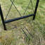 112cm W x 60cm D Metal Arbour in Black