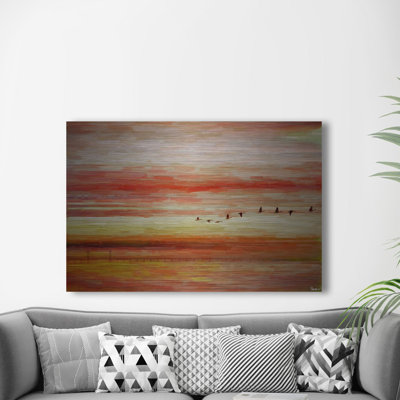 Reproduction de photo sur métal « flying south » par parvez taj