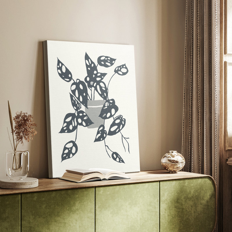 Growing Leaves IV - Gallery Cavas sur mesure, H 18 po x l 12 po