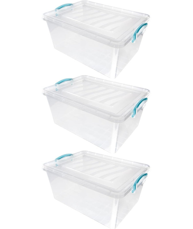 Rebrilliant Plastic Decorative Bin, 21cm H x 35cm W x 50cm D