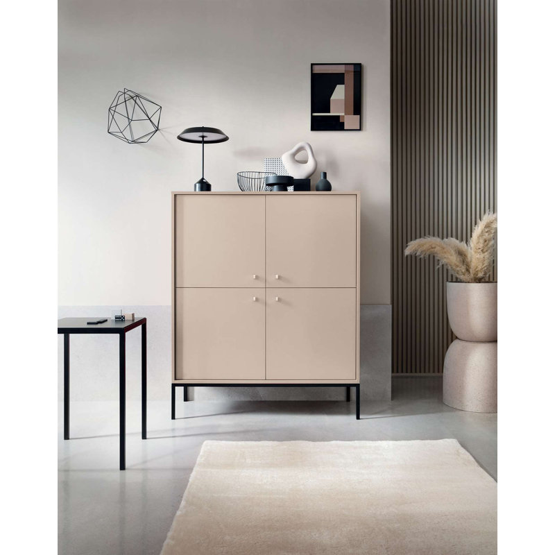 Lorrimor 104cm W Chest of Drawers, Beige