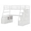 Lit mezzanine avec tiroirs, tablettes et bureau-2014404600