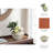 Textured Terracotta Decorative Vase with Dual Handles Modern Accent for Floral Arrangements