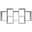 Michigamme 7 Piece Bracket Shelf