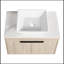 Ensemble de meuble-lavabo mural 30 po avec lavabo en céramique Modern Design