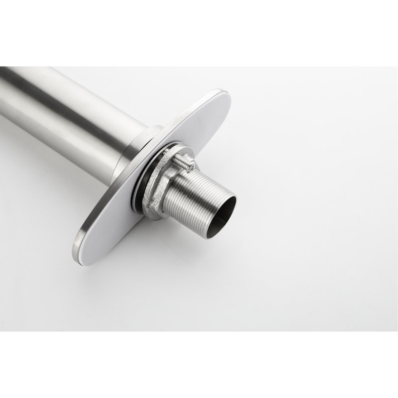 Brushed Nickel Bathroom Faucet - Modern, Single Handle Design, Stainless Steel, Easy Installing Modern Vanity In Nickel, Simple Installation & Water Saving Function