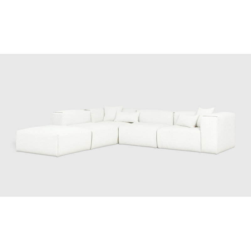 Canapé modulaire 5 pièces Nest, Boucle d'os, Orienté à gauche (vu de face)