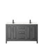 Ensemble de meuble-lavabo double 60 po Daria-97964211-97964213