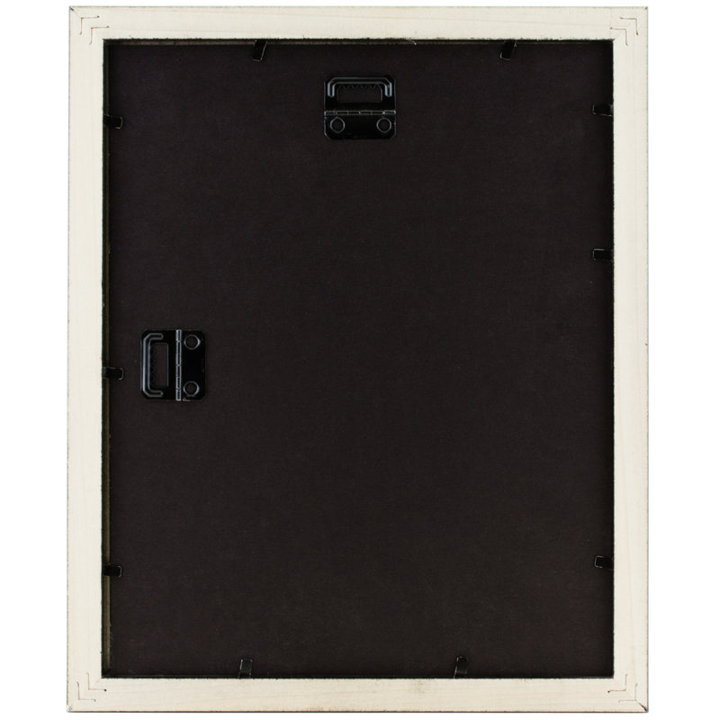 Ensemble de cadres muraux 4 pièces Fernald, Blanc cassé, 10 po x 13 po