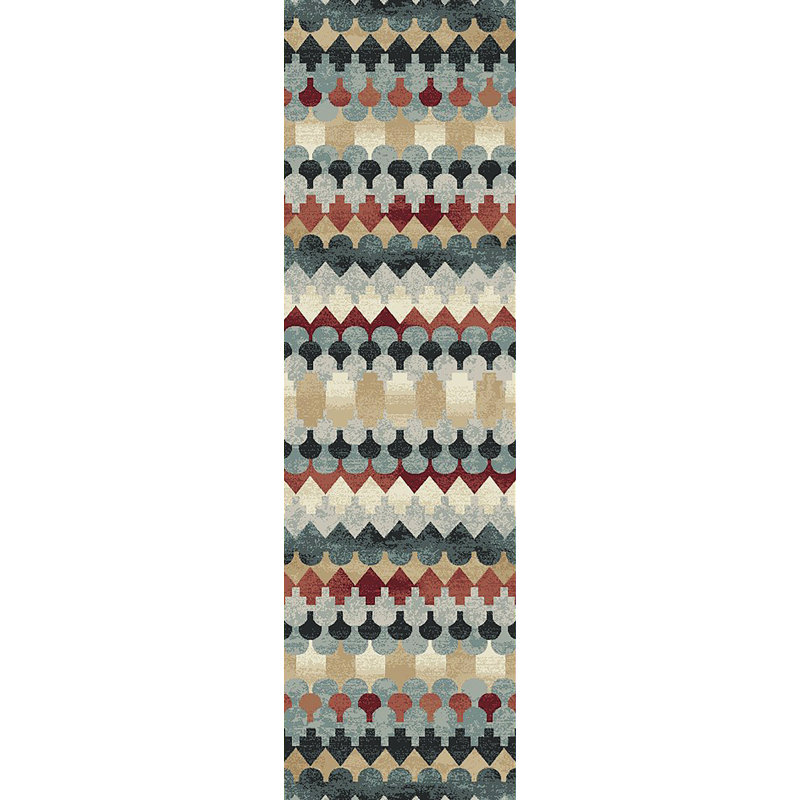 Perrinton Ikat Indoor Rug, Runner 2'2" x 10'10"