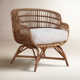 Cotton Accent Armchair